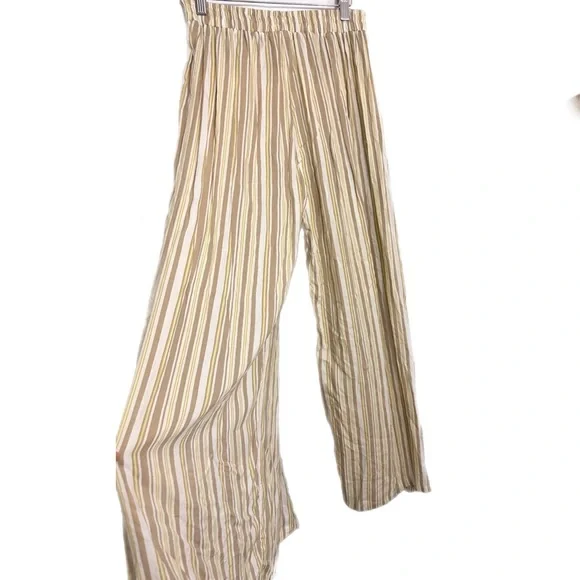 Anthropologie Peixoto Resort 2 piece Set Wide Leg Pant Crop Top Beach Wear M - Picture 11 of 16